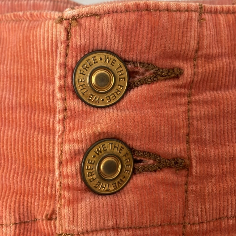 We The Free Rust/Orange Flare Corduroy Pants - Picture 7 of 16